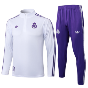 Real Madrid 2025/26 Trainingsanzug mit halbem Reißverschluss