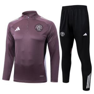 Manchester United 2025/26 Trainingsanzug mit halbem Reißverschluss