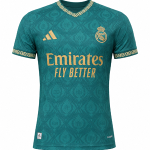 Real Madrid 2026/2027 Auswärtstrikot Grün-Gold Herren
